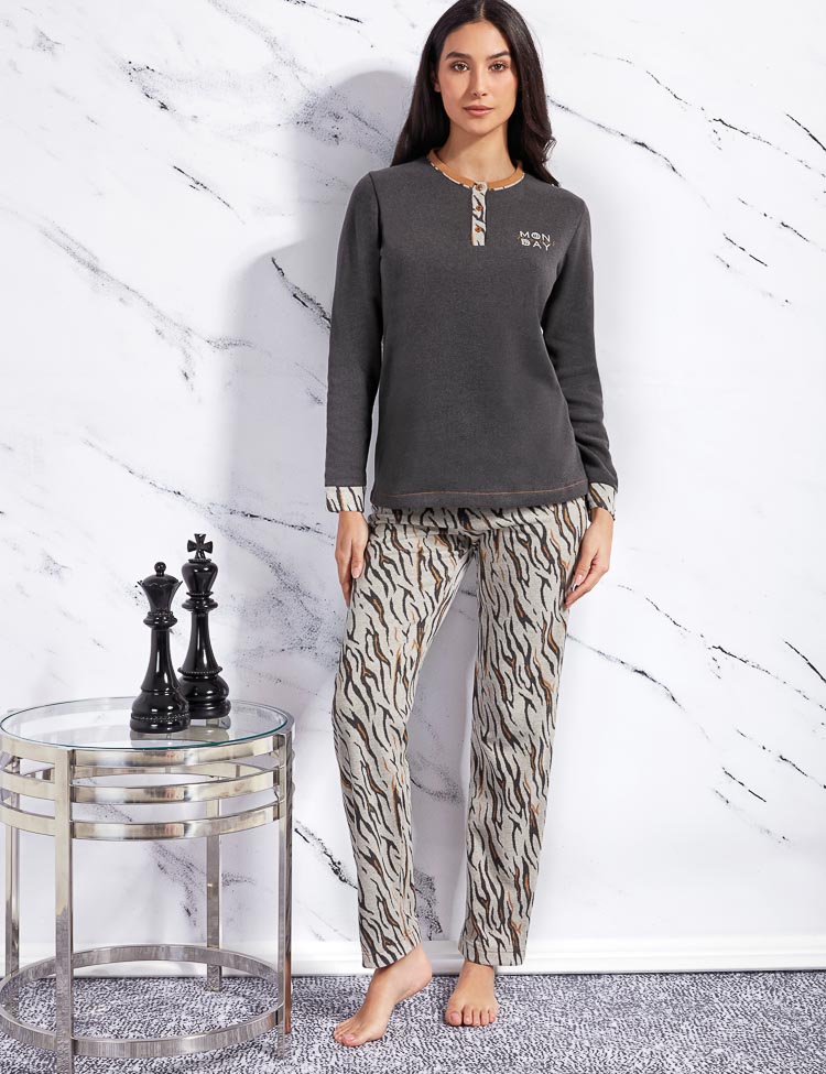 Pigiama in jacquard