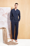 Pigiama giacca aperta in cotone