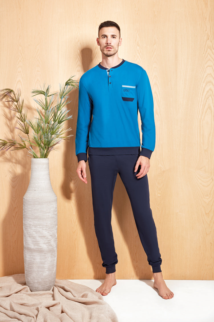 Pigiama lungo in cotone