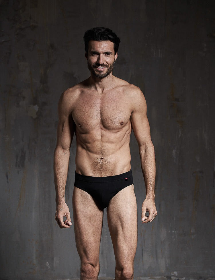 3 slip in cotone elasticizzato con elastico ricoperto