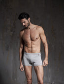 3 boxer in cotone elasticizzato con elastico ricoperto