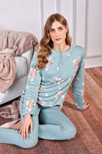 Pigiama in caldo cotone, taglie conformate