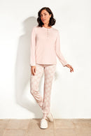 Pigiama serafino in viscosa